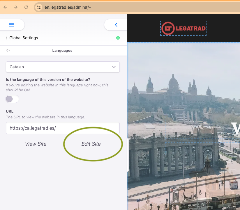 language editor